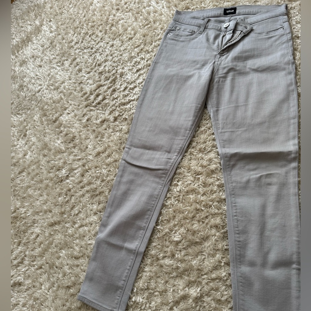 Light gray Hudson Natalie Skinny Jeans